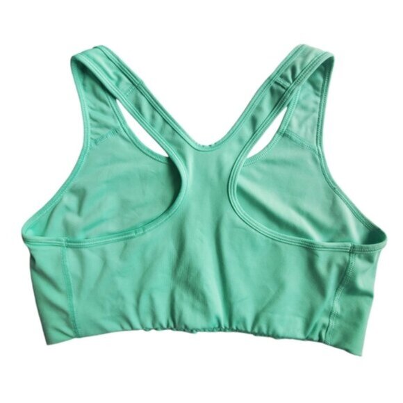 Nike Swoosh Aqua Green Sports Bra Size XL - Picture 2 of 8